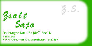 zsolt sajo business card